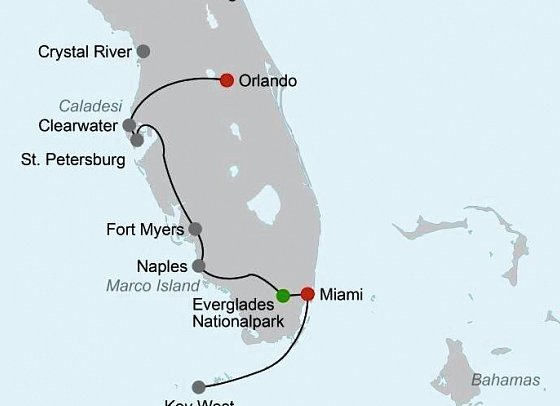 Florida & Bahamas – Vom Sunshine State ins Inselparadies