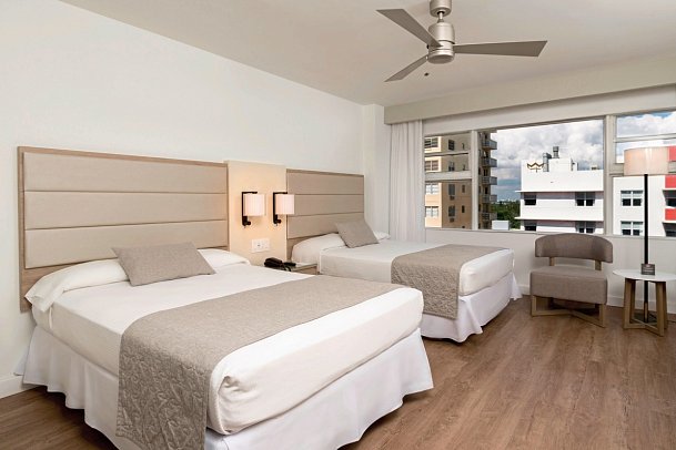 RIU Plaza Miami Beach - Wohnbeispiel Deluxe City View Two Double beds