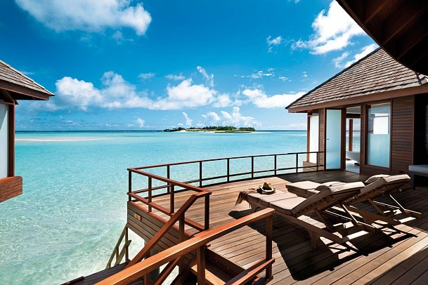Anantara Dhigu Maldives Resort - Wohnbeispiel Over Water Villa (Zimmercodierungen WX1 & WX2)