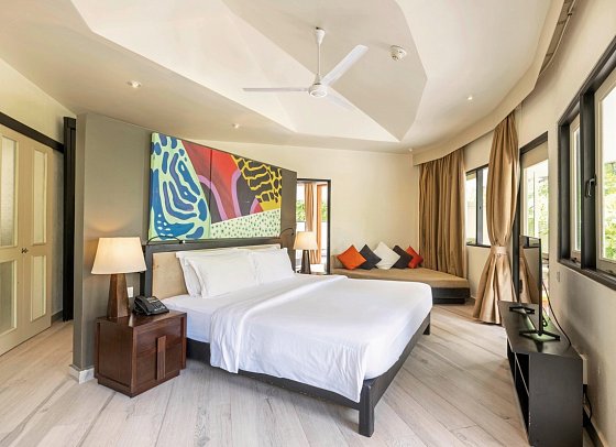 Angsana Velavaru Maldives - Wohnbeispiel Beachfront Family Pool Villa (Zimmercodierung FBR)