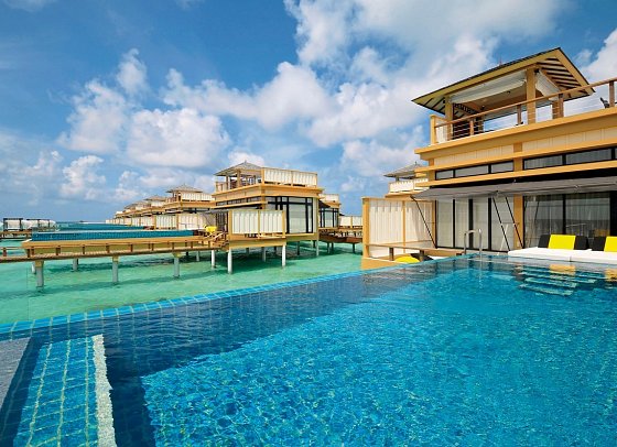 Angsana Velavaru Maldives - Wohnbeispiel InOcean Pool Villa (Zimmercodierung XB1)