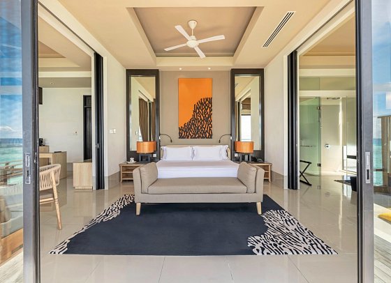 Angsana Velavaru Maldives - Wohnbeispiel Deluxe InOcean Pool Villa (Zimmercodierung XD1)