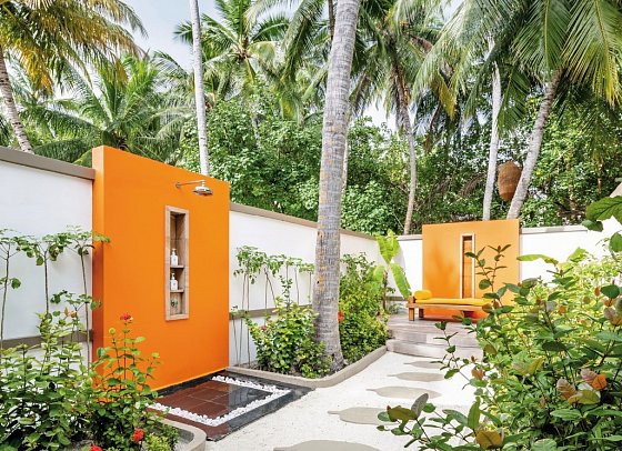 Angsana Velavaru Maldives - Wohnbeispiel Beachfront Villa (Zimmercodierung VB1)