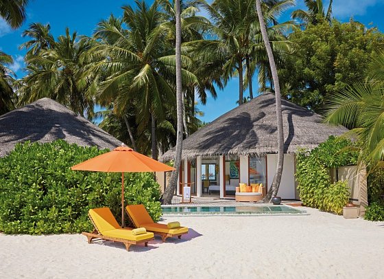 Angsana Velavaru Maldives - Wohnbeispiel Beachfront Pool Villa (Zimmercodierungen VDR & FBR)