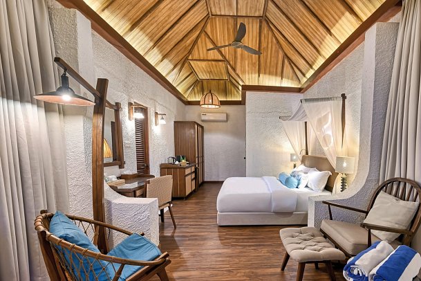Makunudu Island - Wohnbeispiel Deluxe Beach Bungalow (Zimmercodierungen VB2 & VV2)