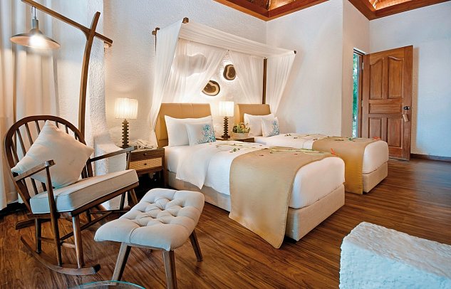 Makunudu Island - Wohnbeispiel Beach Bungalow (Zimmercodierungen VB1 & VV1)