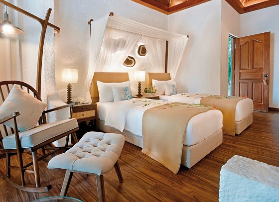 Makunudu Island - Wohnbeispiel Beach Bungalow (Zimmercodierungen VB1 & VV1)