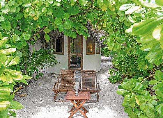 Makunudu Island - Wohnbeispiel Beach Bungalow (Zimmercodierungen VB1 & VV1)