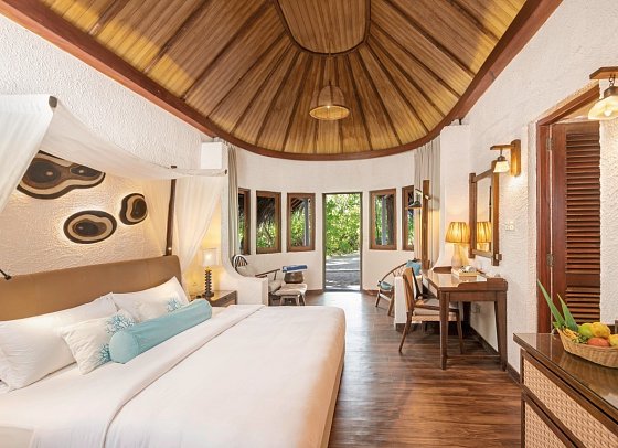 Makunudu Island - Wohnbeispiel Deluxe Beach Bungalow (Zimmercodierungen VB2 & VV2)