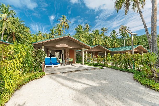 Meeru Maldives Resort Island - Wohnbeispiel Jacuzzi Beach Villa (Zimmercodierung VB2)