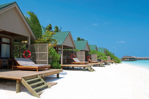 Meeru Maldives Resort Island - Wohnbeispiel Water Front Villa (Zimmercodierung VX1)