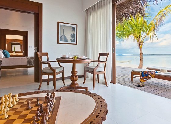 The Residence Maldives - Wohnbeispiel Beach Villa (Zimmercodierungen VB1 & VB7)