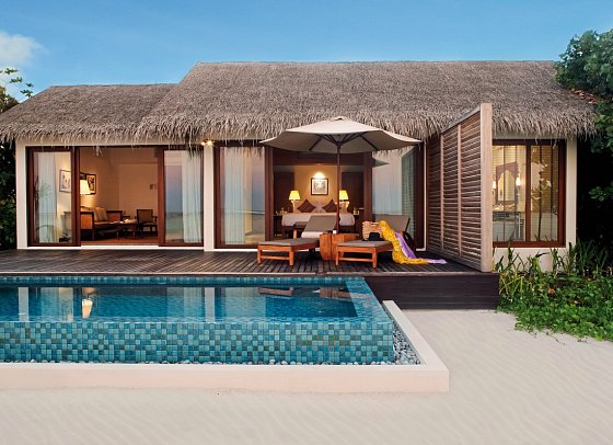 The Residence Maldives - Wohnbeispiel Beach Pool Villa (Zimmercodierungen VB2 & VB8)