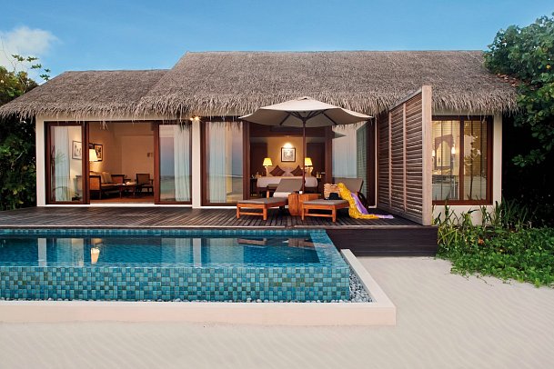 The Residence Maldives - Wohnbeispiel Beach Pool Villa (Zimmercodierungen VB2 & VB8)