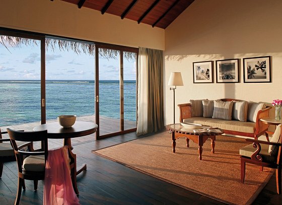 The Residence Maldives - Wohnbeispiel Water Villa (Zimmercodierungen VX1 & VX6)