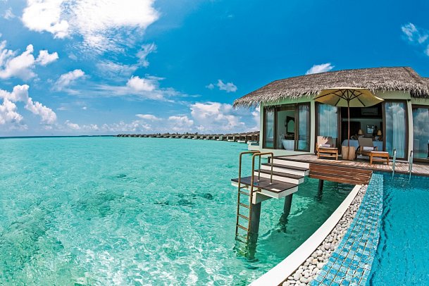 The Residence Maldives - Wohnbeispiel Water Pool Villa (Zimmercodierungen VX2, VX3, VX7 & VX8)