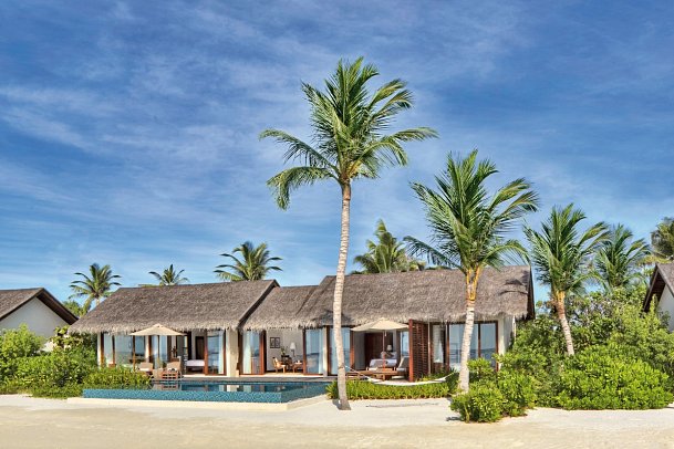 The Residence Maldives - Wohnbeispiel Two Bedroom Beach Pool Villa (Zimmercodierungen VB3 & VB9)