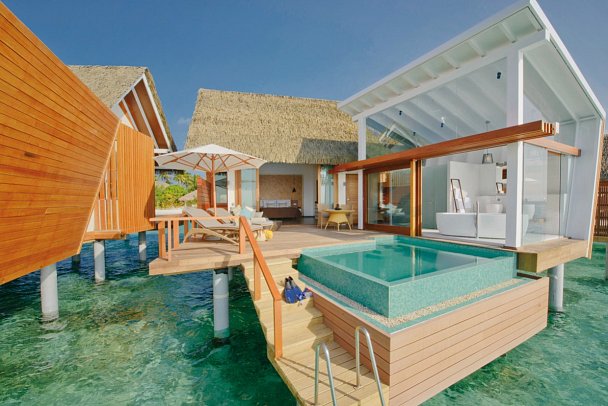 Kandolhu Maldives - Wohnbeispiel Ocean Pool Villa (Zimmercodierung VX2)