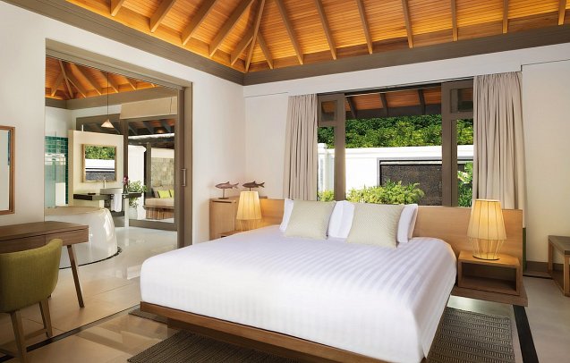 JA Manafaru - Wohnbeispiel Deluxe Beach Villa (Zimmercodierung VB2)