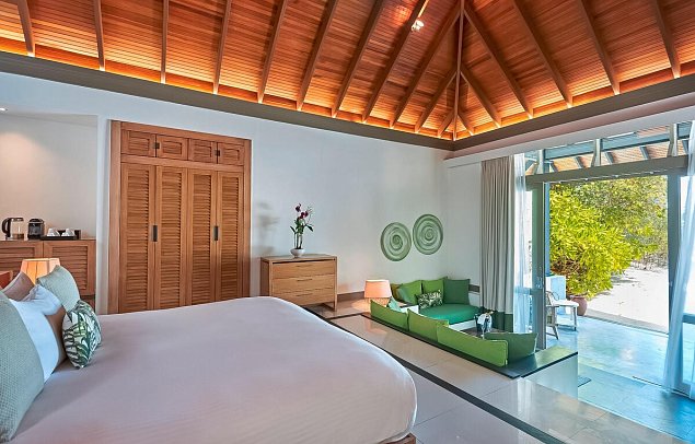 JA Manafaru - Wohnbeispiel Beach Pool Villa (Zimmercodierungen VB1 & VV1)