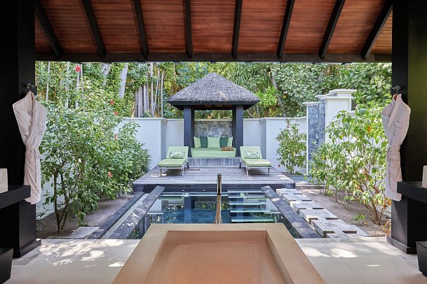 JA Manafaru - Wohnbeispiel Beach Villa with Pool (Zimmercodierung VB1)