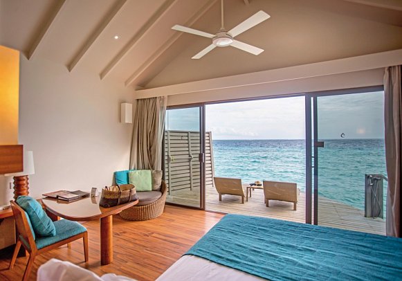 Centara Ras Fushi Resort & Spa Maldives - Wohnbeispiel Overwater Villa (Zimmercodierungen VX1 & VX2)