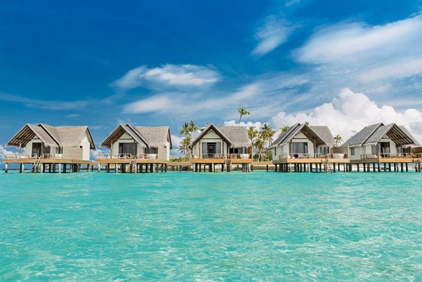 Fushifaru Maldives - Wohnbeispiel Jacuzzi Water Villa (Zimmercodierung VX1)