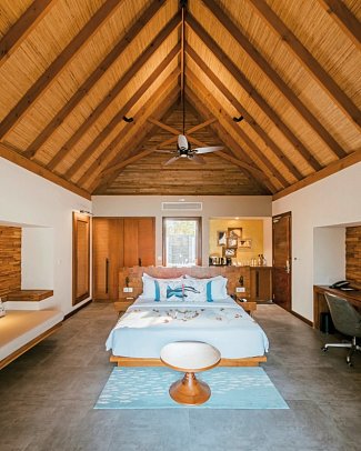 Fushifaru Maldives - Wohnbeispiel Beach Villa (Zimmercodierungen VB1, VB2, VV1 & VV2)