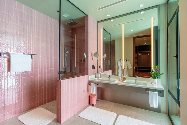 Veligandu Maldives Resort Island - Beispiel Bad Ocean Pool Villa (Zimmercodierungen VX2, VX3, VX4 & VX5)