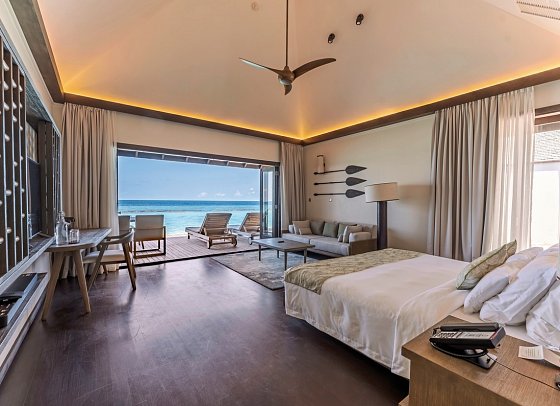 Veligandu Maldives Resort Island - Wohnbeispiel Ocean Jacuzzi Villa (Zimmercodierungen VX1 & VX7)