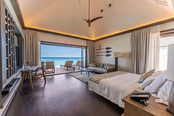 Veligandu Maldives Resort Island - Wohnbeispiel Ocean Jacuzzi Villa (Zimmercodierungen VX1 & VX7)
