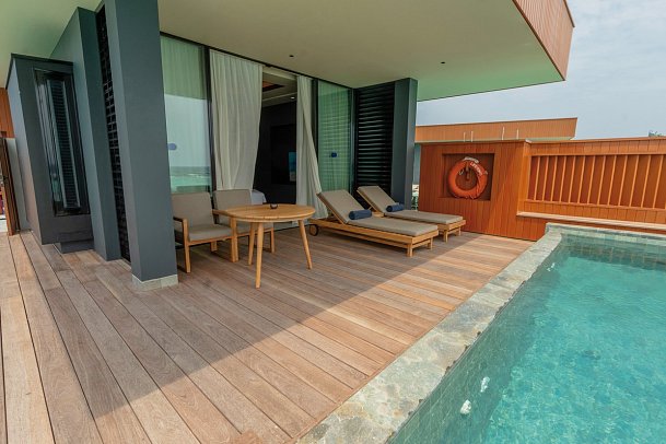 Veligandu Maldives Resort Island - Wohnbeispiel Ocean Pool Villa (Zimmercodierungen VX2, VX3, VO8 & VX9)