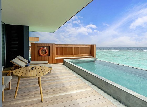 Veligandu Maldives Resort Island - Wohnbeispiel Ocean Pool Villa - 2 Bedroom (Zimmercodierungen VX4 & VX5)