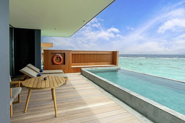 Veligandu Maldives Resort Island - Wohnbeispiel Ocean Pool Villa - 2 Bedroom (Zimmercodierungen VX4 & VX5)