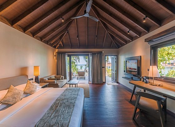 Veligandu Maldives Resort Island - Wohnbeispiel Beach Villa (Zimmercodierung VB1)