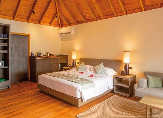 Veligandu Maldives Resort Island - Wohnbeispiel Beach Villa (Zimmercodierungen VB1, VB2 & VB7)
