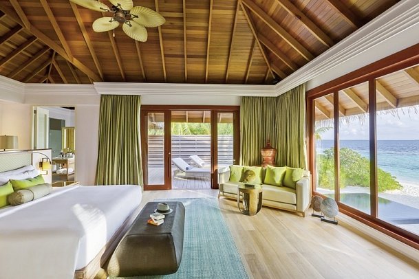 Dusit Thani Maldives - Wohnbeispiel Two Bedroom Family Villa with Pool (Zimmercodierung FB1)