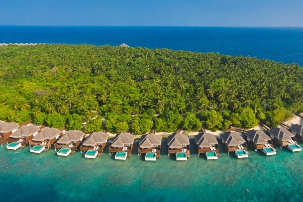 Dusit Thani Maldives - Beispiel Bad 2 Bedrooms Beach Pool Villa (Zimmercodierungen FB1 & FB7)