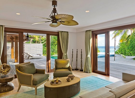 Dusit Thani Maldives - Wohnbeispiel 2 Bedrooms Beach Pool Villa (Zimmercodierungen FB1 & FB7)
