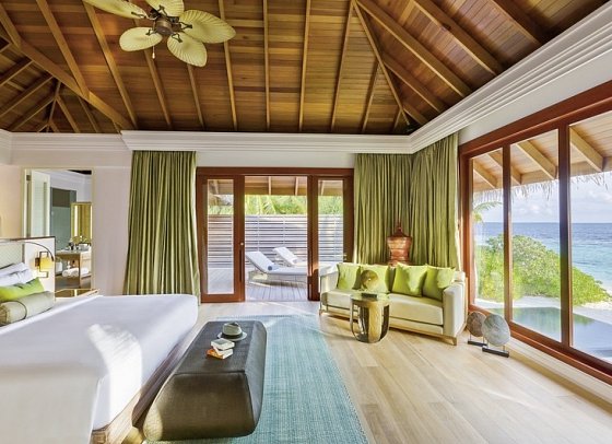 Dusit Thani Maldives - Wohnbeispiel Two Bedroom Family Villa with Pool (Zimmercodierungen FB1 & FB7)