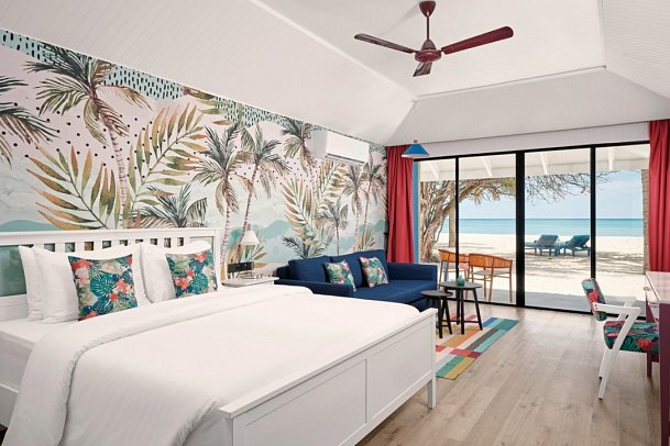 Villa Park Sun Island - Wohnbeispiel Water Villas (Zimmercodierungen VX1 & VX2)