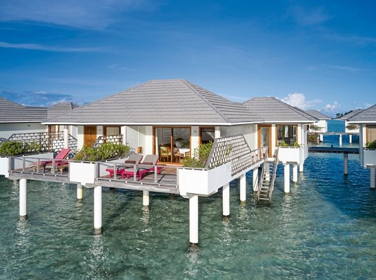 Villa Park Sun Island - Wohnbeispiel Sunset Water Villa (Zimmercodierung VX2)