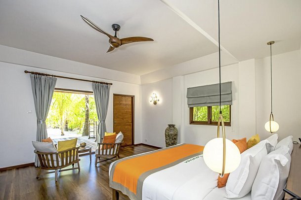 V Villas Maldives at Mirihi - MGallery Collection - Wohnbeispiel 3-Bedroom Beach Suite with private Pool (Zimmercodierung WB3)