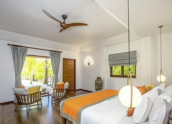 V Villas Maldives at Mirihi - MGallery Collection - Wohnbeispiel 3-Bedroom Beach Suite with private Pool (Zimmercodierung WB3)