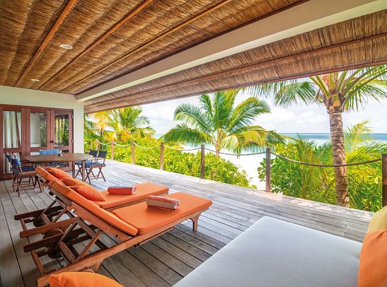 Mirihi Island Resort - Wohnbeispiel 2-Bedroom Beach Suite (Zimmercodierung WB3)