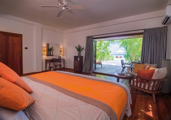 Mirihi Island Resort - Wohnbeispiel 3-Bedroom Beach Suite (Zimmercodierung WB3)