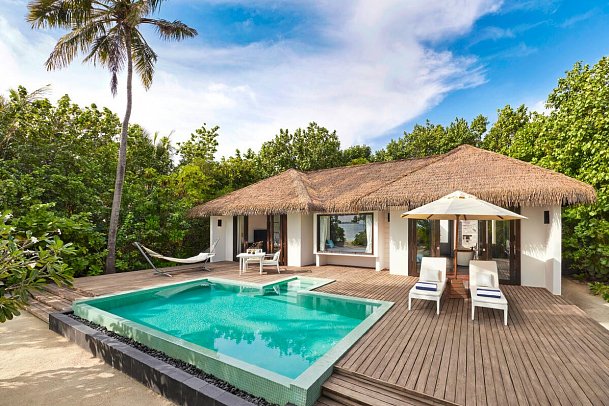Noku Maldives - Wohnbeispiel Two Bedroom Villa Beachfront with Private Pool (Zimmercodierungen VB4 & VV7)