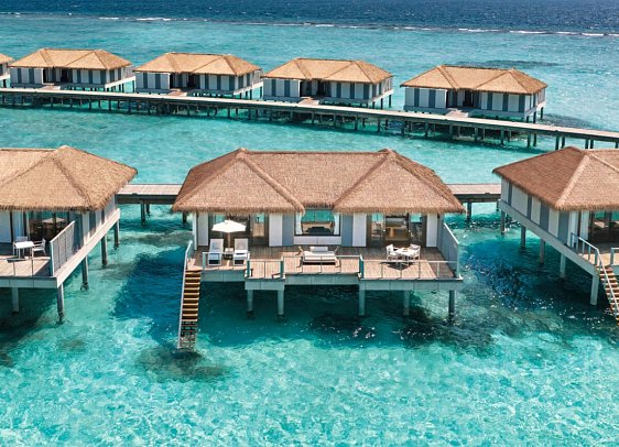 Noku Maldives - Wohnbeispiel Water Villa (Zimmercodierungen VX1 & VV1)