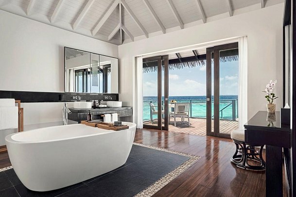 Noku Maldives - Beispiel Bad Water Villa & Water Villa with Pool (Zimmercodierungen VX1, VV1, VX2, VV3, VX3 & VV5)
