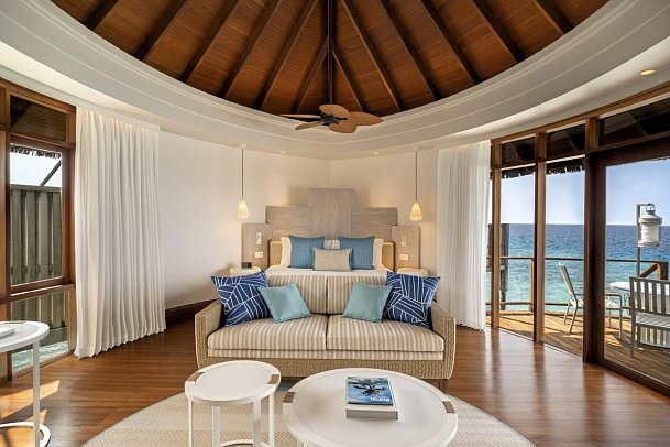 Constance Halaveli Maldives - Wohnbeispiel Water Villa with Private Pool (Zimmercodierungen VX1 & VX7)